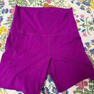 Left On Friday Vibrant Purple Bike Shorts
